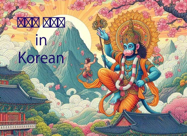 hanuman chalisa in korean